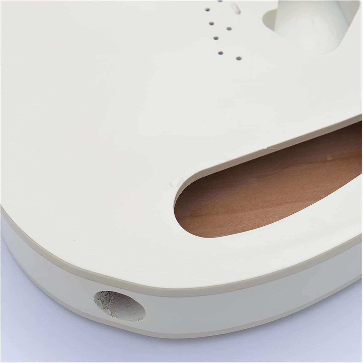 FLFL Alder Wood Real Full Nitro Finished Guitar Body Vintage White for TL Electric Guitar Body Unfinished Guitar Kit