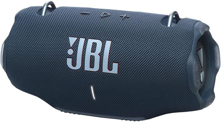 JBL Xtreme 4 Bluetooth Speaker Bundle with Shoulder Strap and gSport Case (Blue)