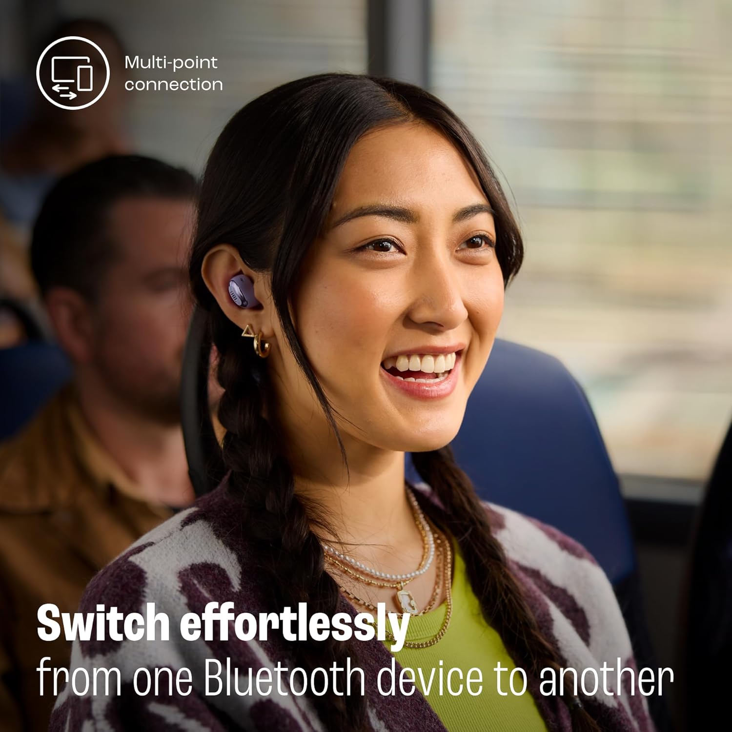 JBL Live Buds 3 - True Wireless Noise-Cancelling Bud-Type Earbuds, 40Hrs Total Playback, Wireless Charging, 6 Mics for Perfect Calls, Multi-Point Connection, IP55 Waterproof and dustproof (Black)