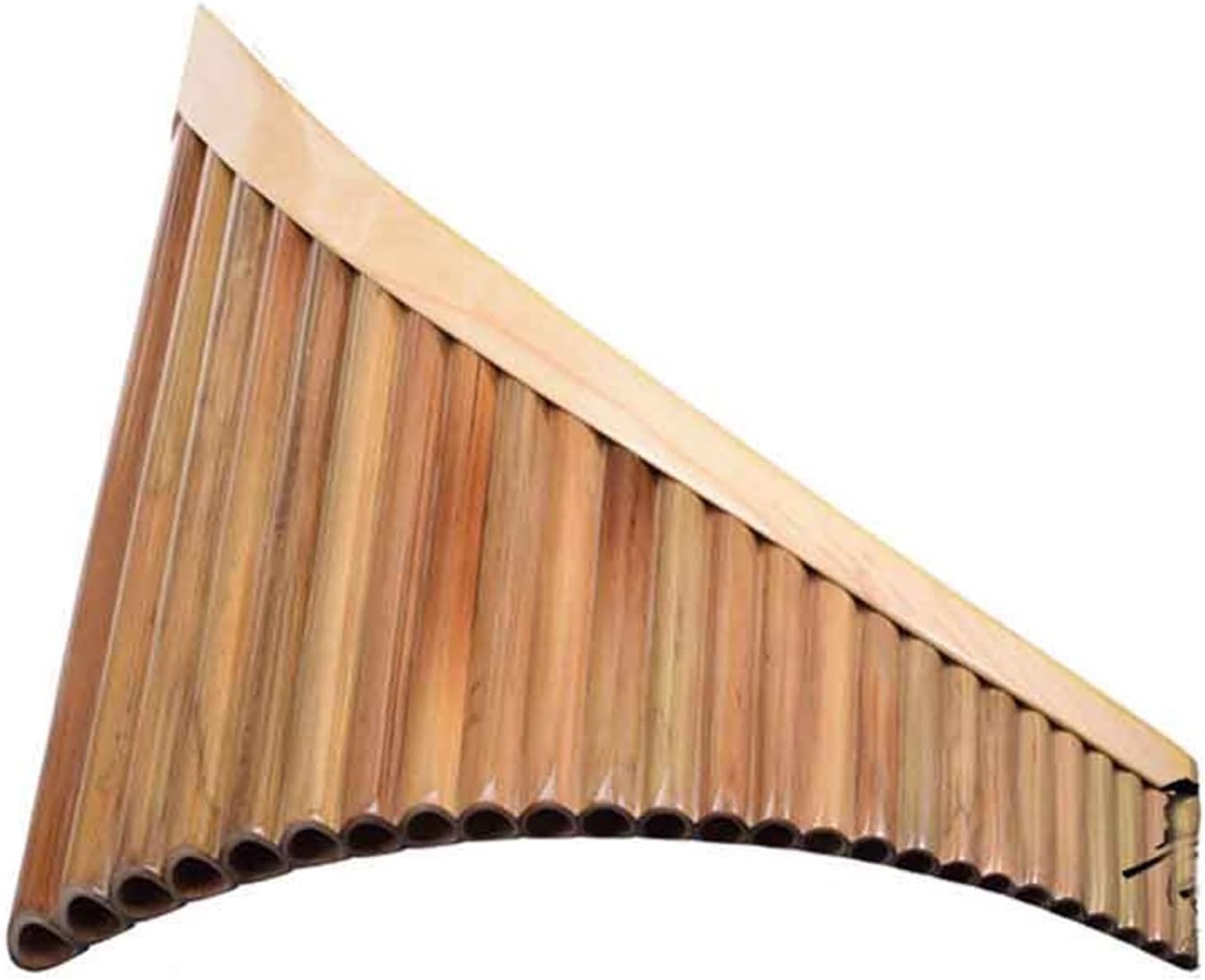 KESHUO 25 Pipes Professionally Playing The Pan Flute, Bamboo G/C Performing Wind Instruments Panpipes (Color : G)