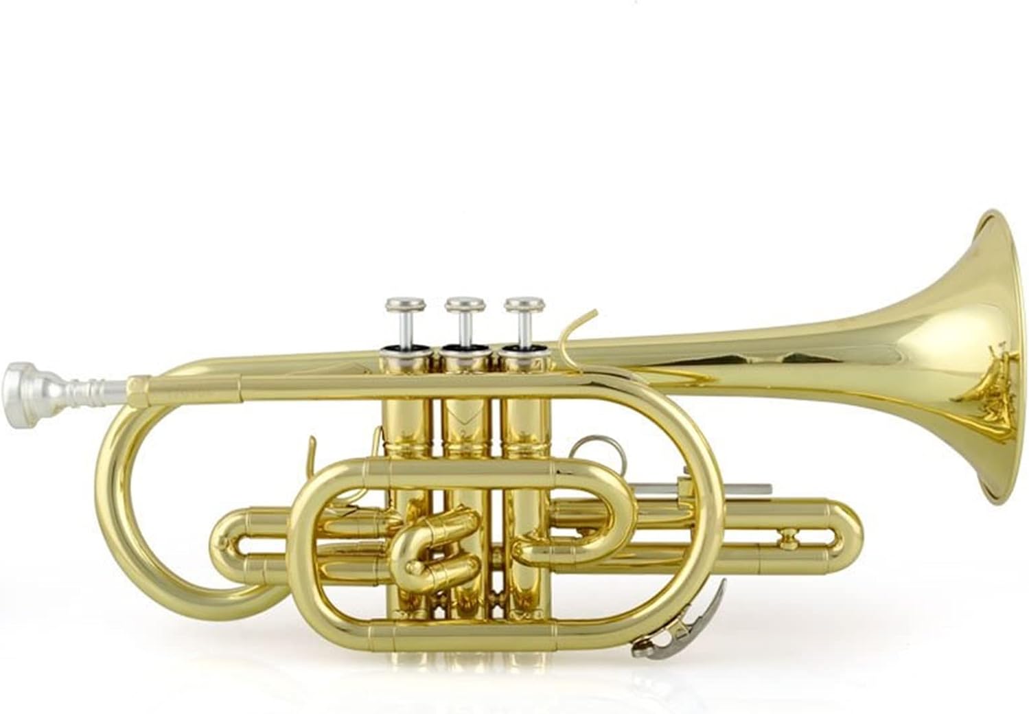 Trumpets Beginner Trumpet Cornet Musical Instrument Professional Brass Tube Body B Flat Lacquered Gold Cornet Comes with an Outer Box Set Trumpet Set