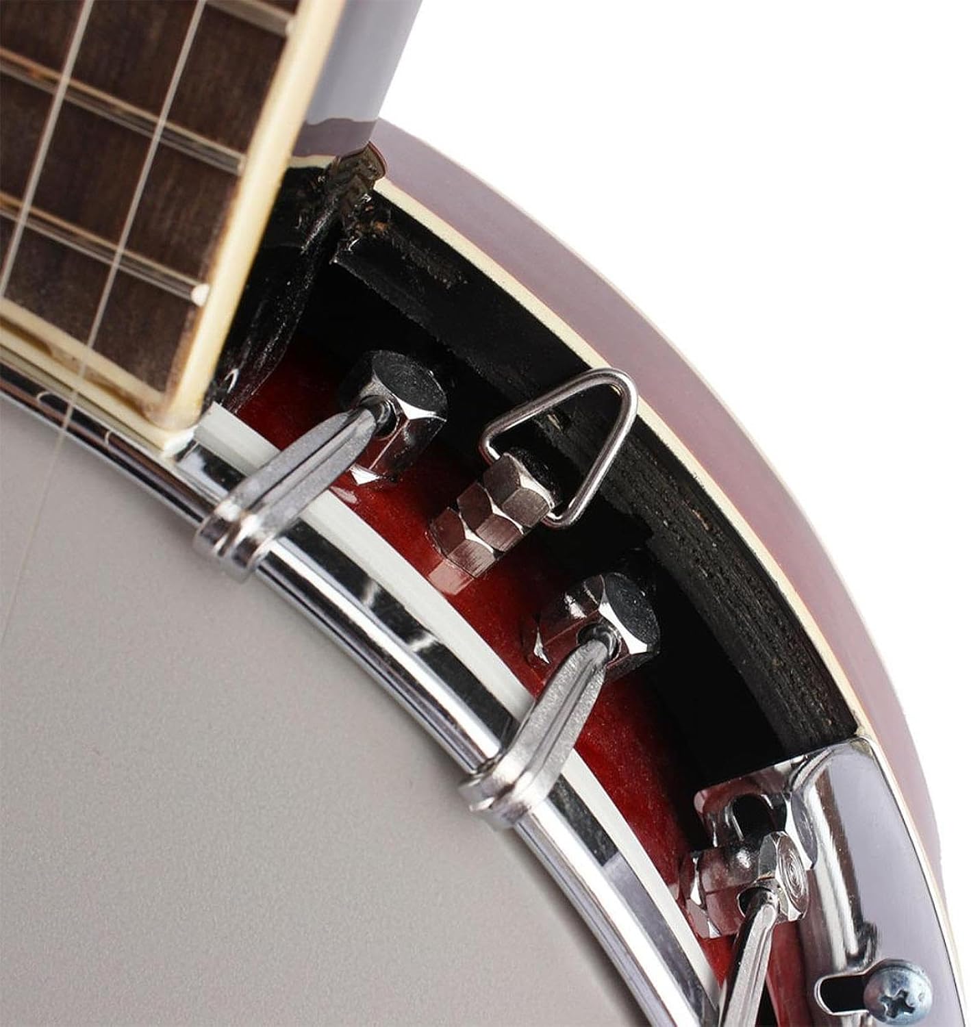 6 String Banjo Instrument with Carry Bag Educational Banjo Beginner Kit Stringed Musical Instrument for Stage Practice
