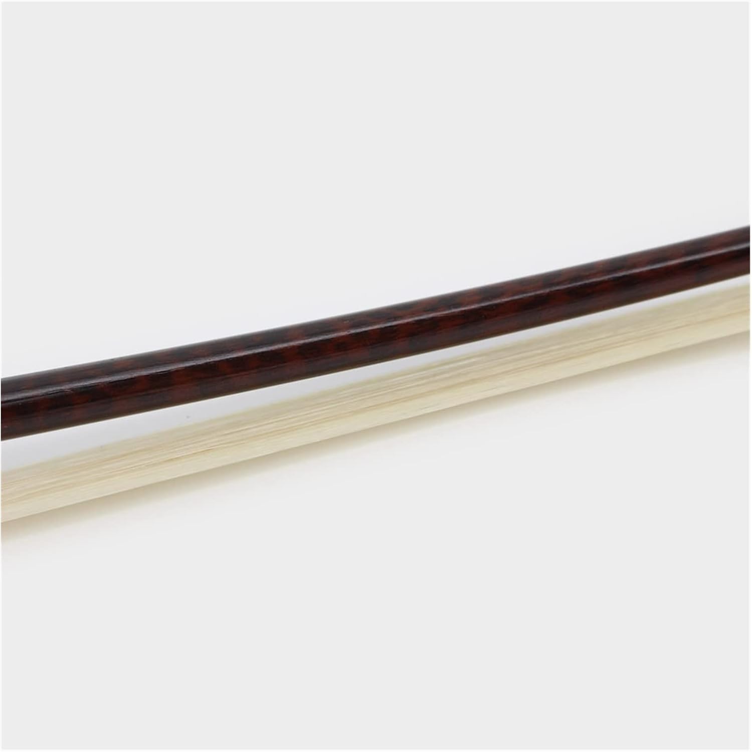 TSTS Exquisite French-Style Snakewood 4/4 Double Bass Bow Horsehair Fisheye Inlayed Snakewood Frog Professional Violin Bow