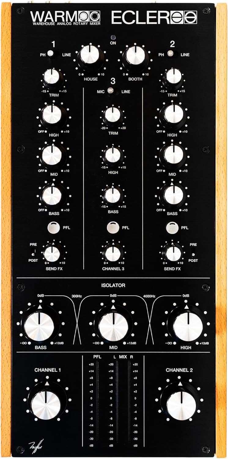 ECLER Warm2 2-Channel Rotary DJ Mixer