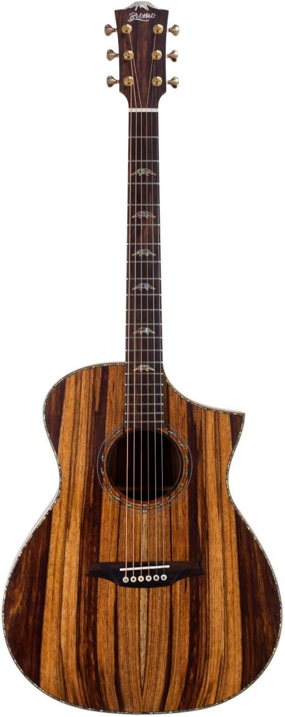 Bromo BAR 4GCE All-Solid Acoustic/Electric Guitar from Solid Mango Wood