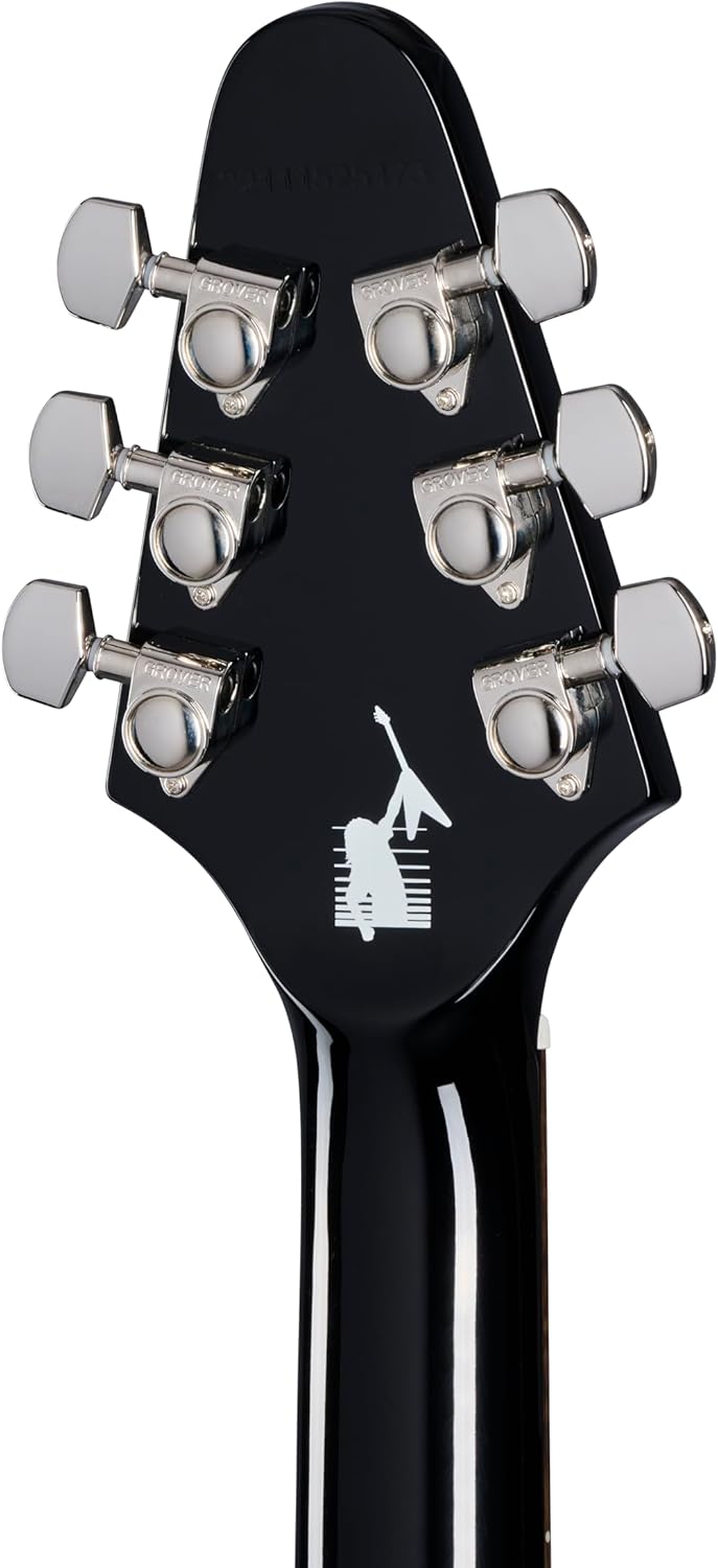 Epiphone Kirk Hammett 1979 Flying V, Ebony with Case