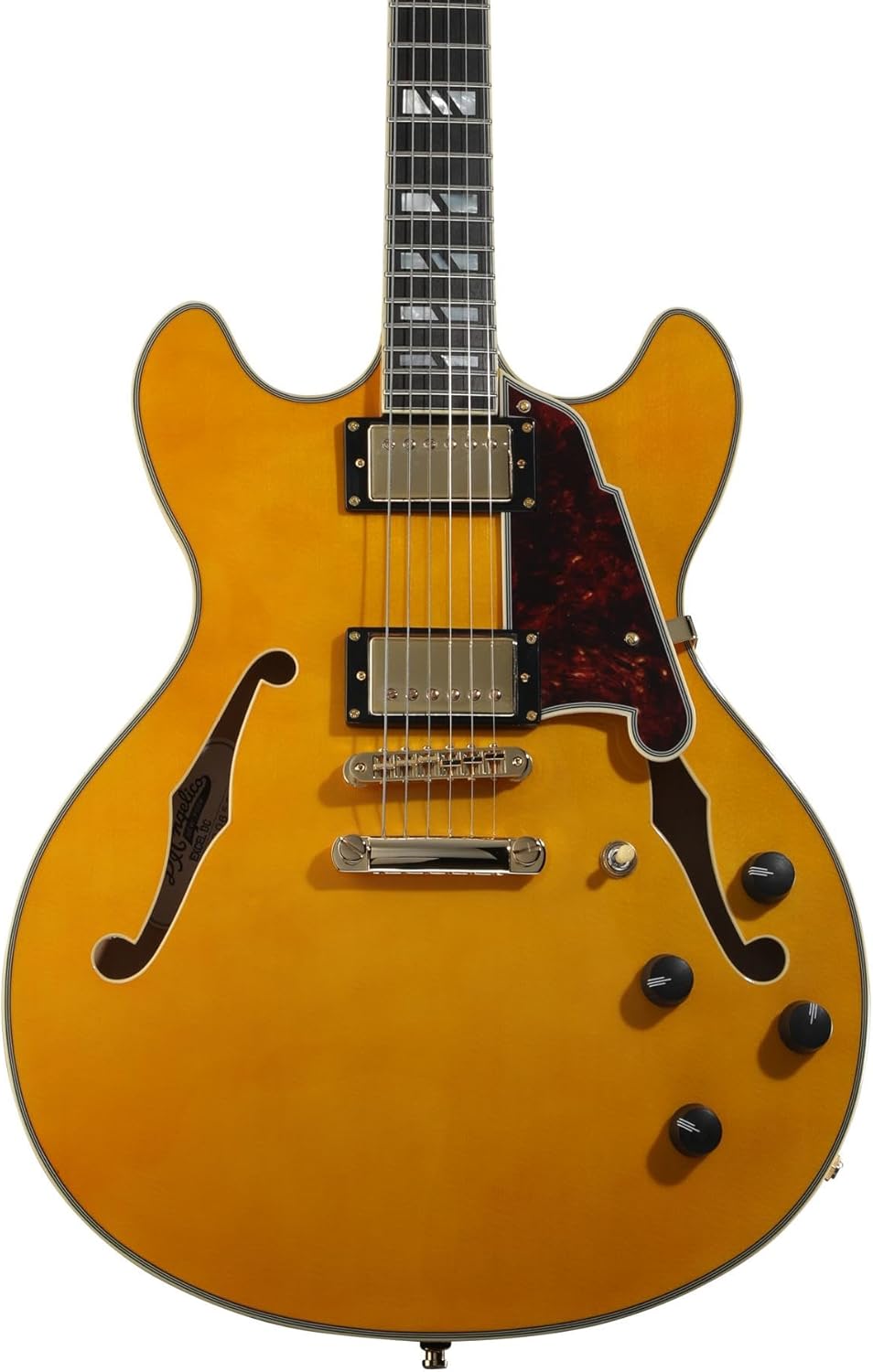 D'Angelico Excel DC Electric Guitar - Amber