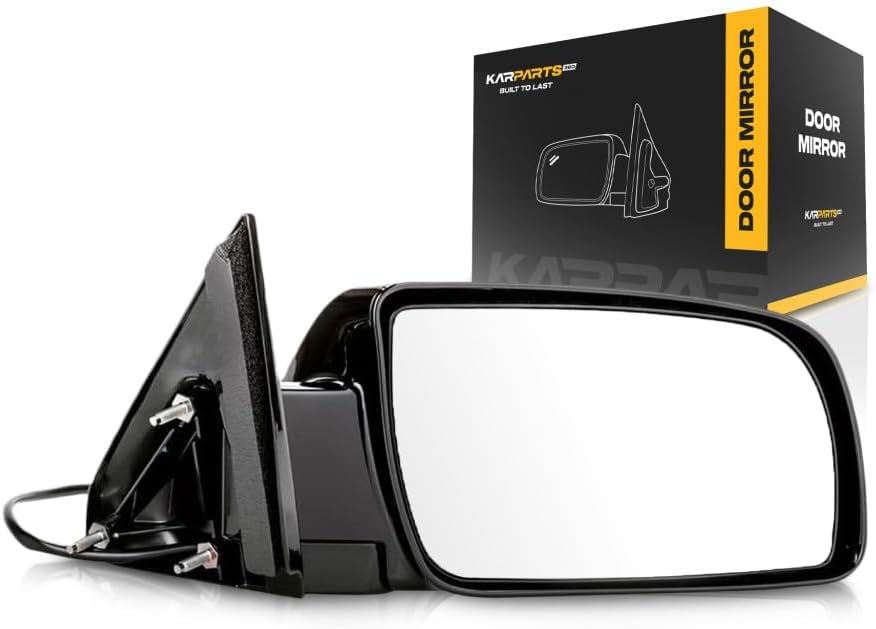 For Chevy Suburban 1500 1995 1996 1997 1998 1999 Door Mirror Passenger Side | Power | Non-Heated | Standard | Replacement For GM1321122 | 15764758