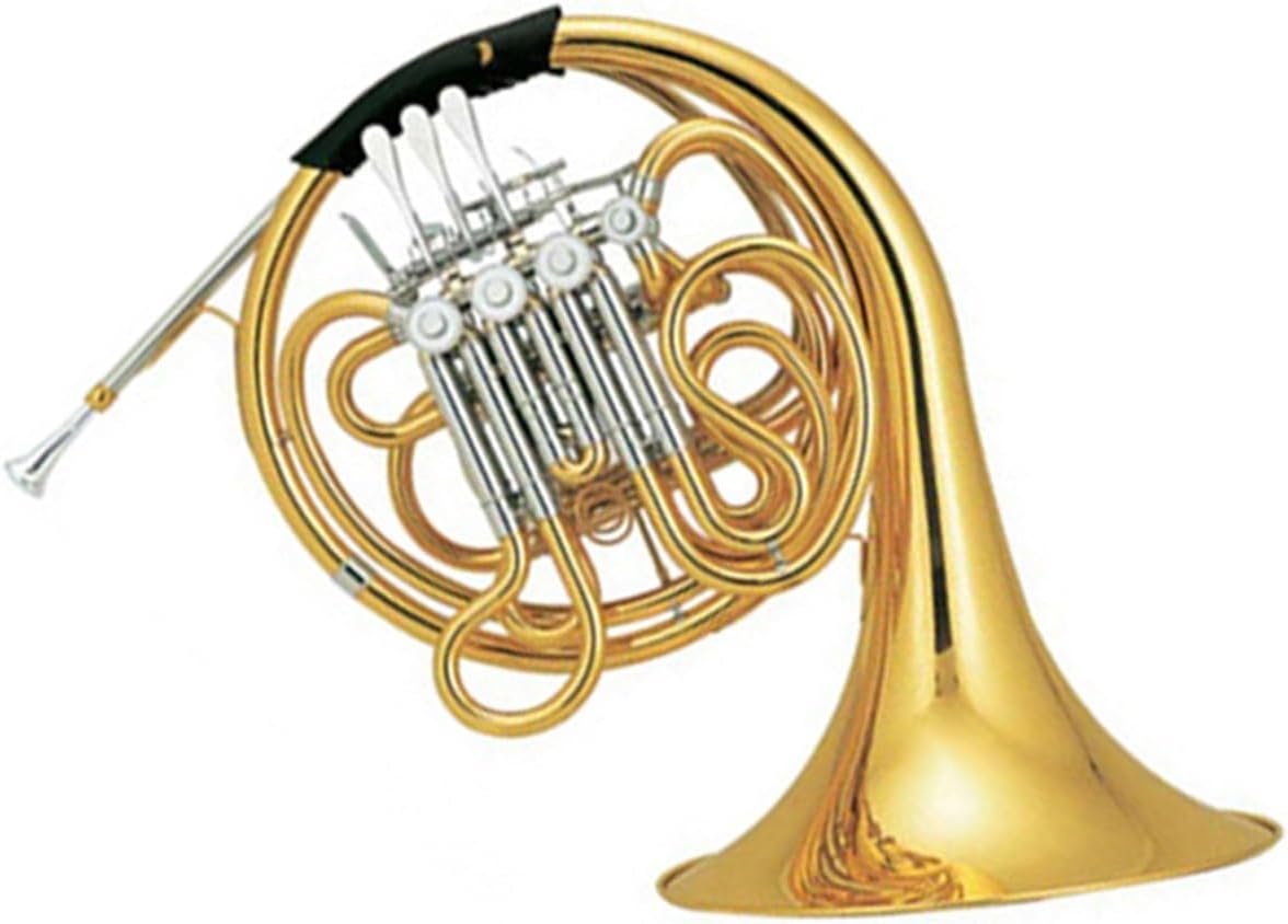 4 Key French Horn Professional Double Row French Horn F Flat B Tone Gold Lacquer Nickel Plated Copper Tube