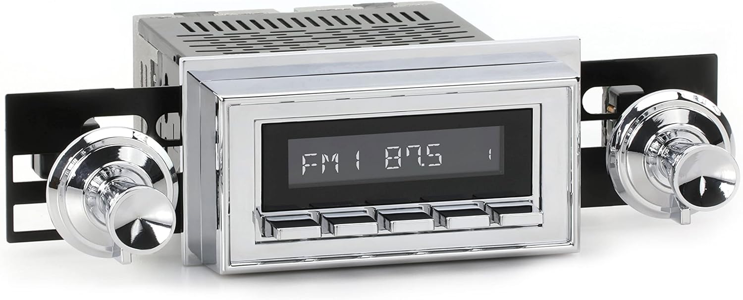 RetroRadio Compatible with 1961-62 Chevrolet Corvette Features Include Bluetooth, USB, AM/FM HC-M2-108-09-79C4