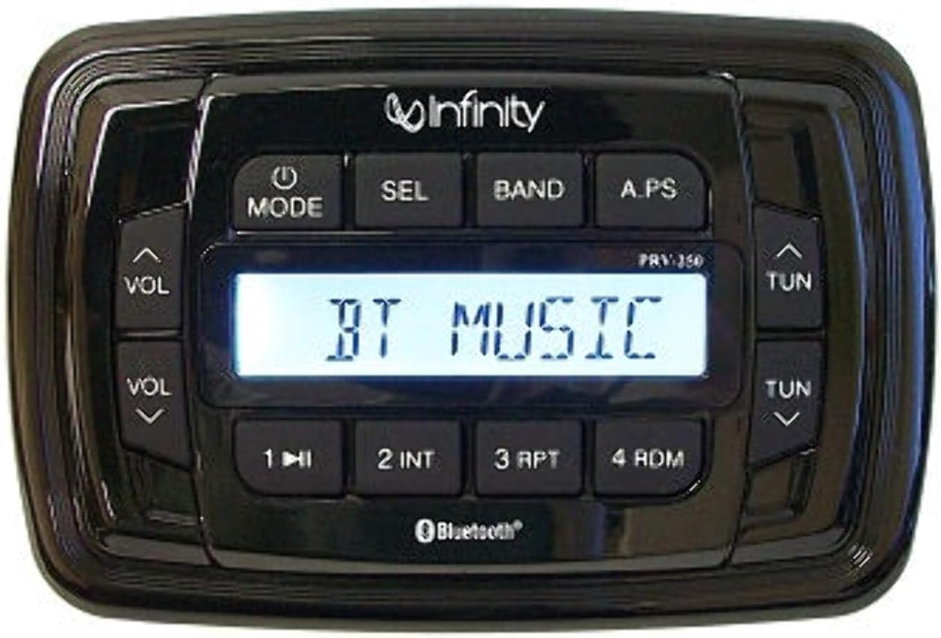 Infinity INF-PRV250 AM/FM/Bluetooth Multimedia Receiver - Receiver Only