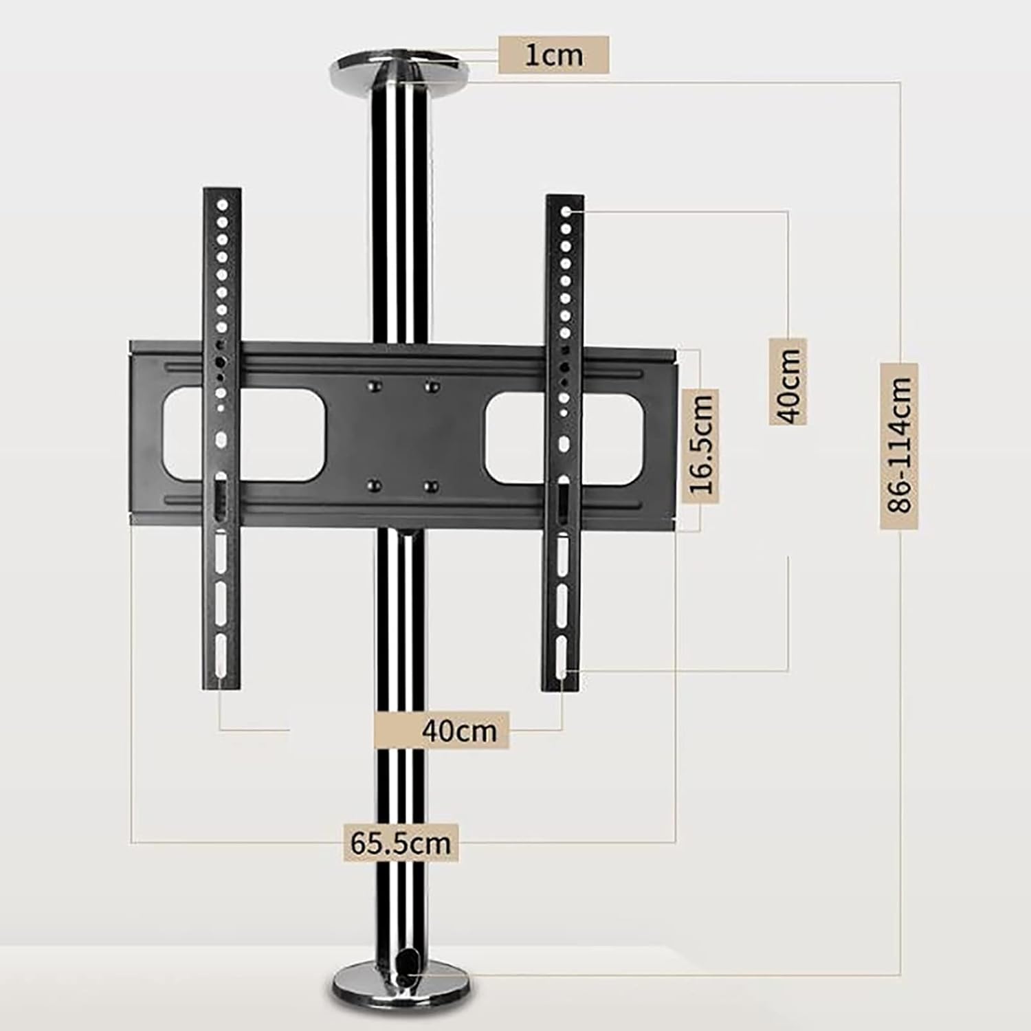 tv Wall Mount Full Motion 360° Rotation TV Stand, Fits 32-55 Inches TV Bracket, with Loading 99 Lbs, Max 400x400mm