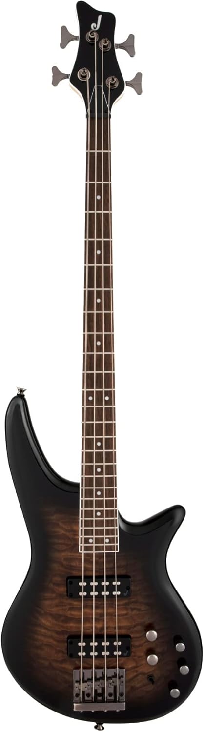 Jackson JS Series Spectra Bass JS3Q, Dark Sunburst, Laurel Fingerboard