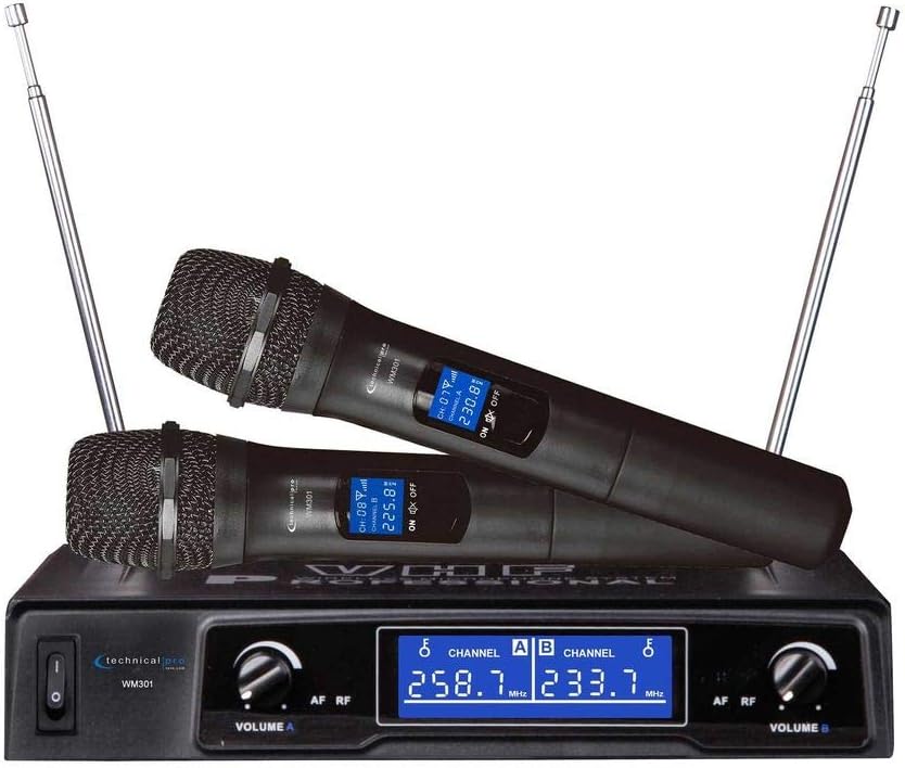 Technical Pro WM301 Professional VHF Wireless Microphone System