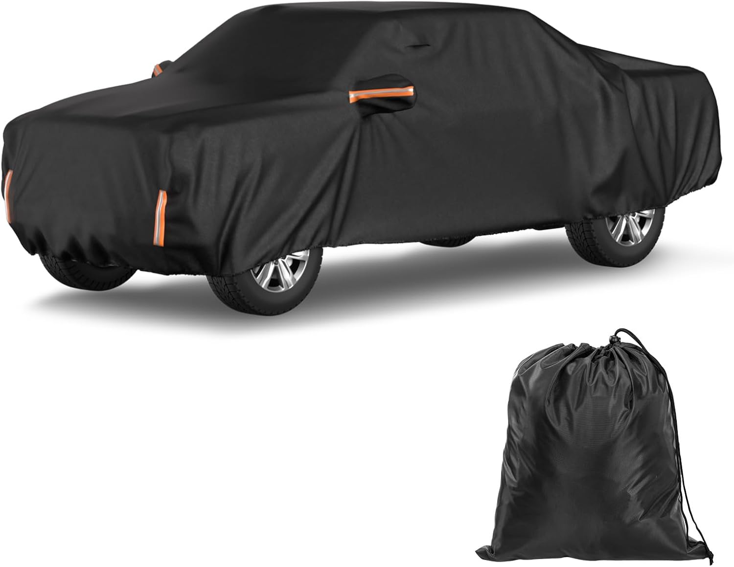 JOYTUTUS Car Cover Compatible with 2015-2026 F150 5.5ft Truck Bed, Soft Cotton Inner Crew Cab Cover, Hail Sun UV Protector Waterproof Outdoor Cover