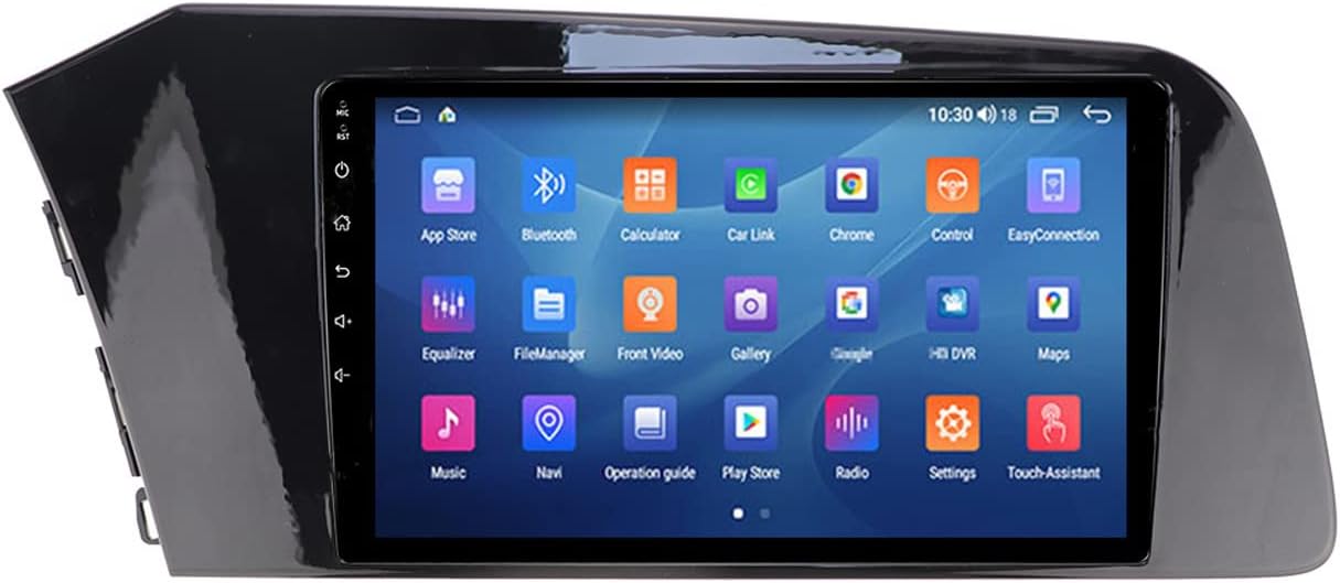 Double Din Car Stereo 9 Inch Touchscreen Radio Audio Receiver for Hyundai Elantra 2020-2021 with Backup Camera GPS Navigation MP5 Video Player Support Carplay/SWC/FM/USB