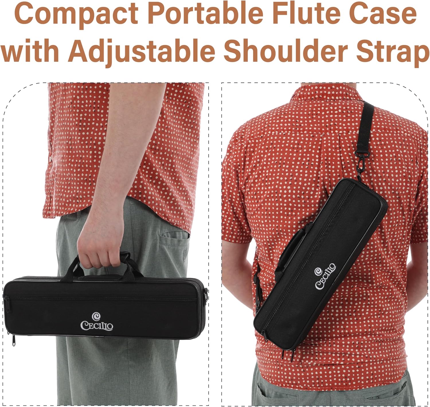 Cecilio Closed Hole C Flute - Musical Instrument, Beginner/Intermediate Flute in Band & Orchestra, Nickel