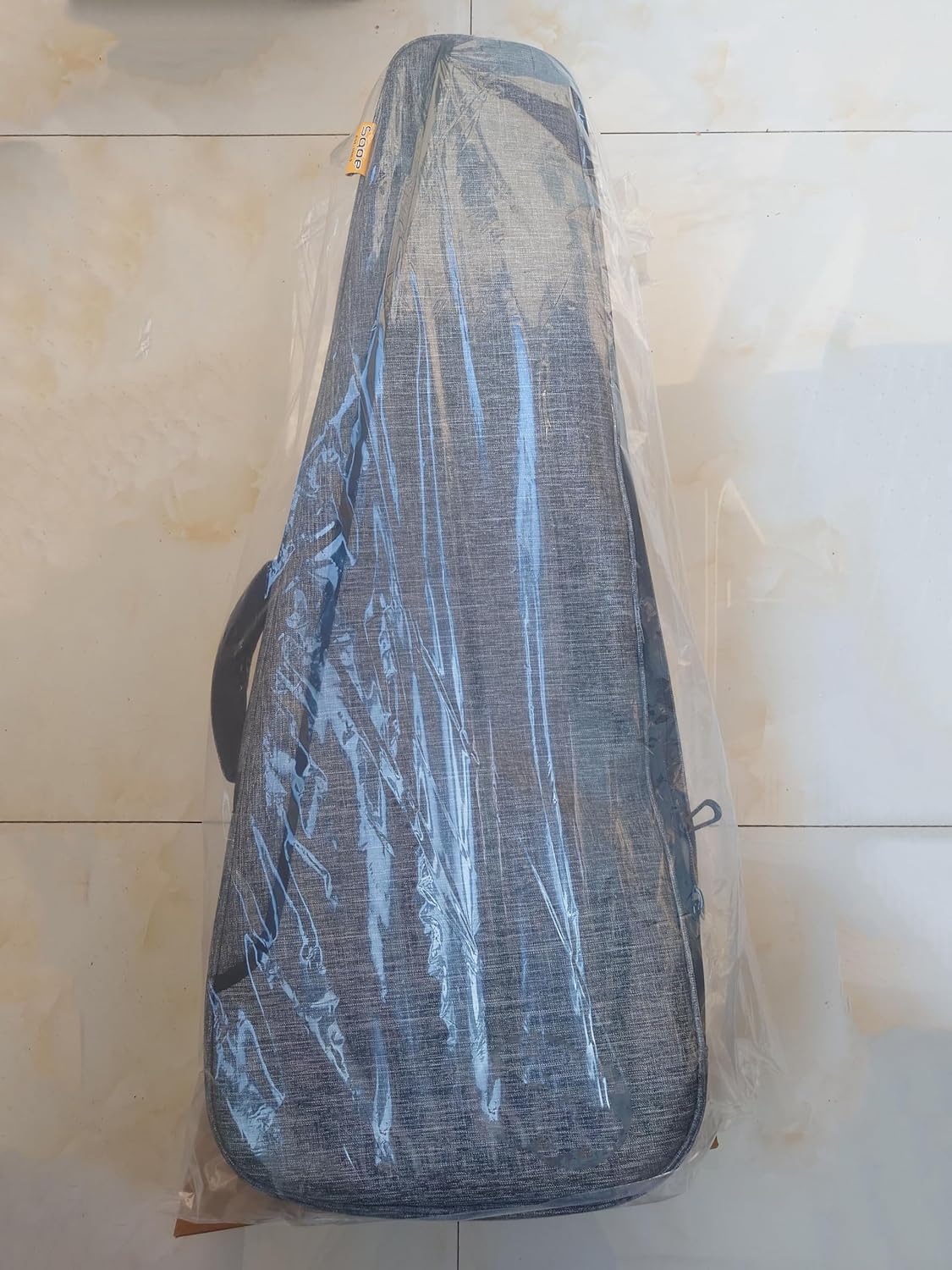 ASH Body 4-String Headless Bass Guitar with Roasted Maple Neck - Active Pickup, Rounded Frets - Ideal for Rock, Blues, Metal, Jazz - Includes Guitar Bag