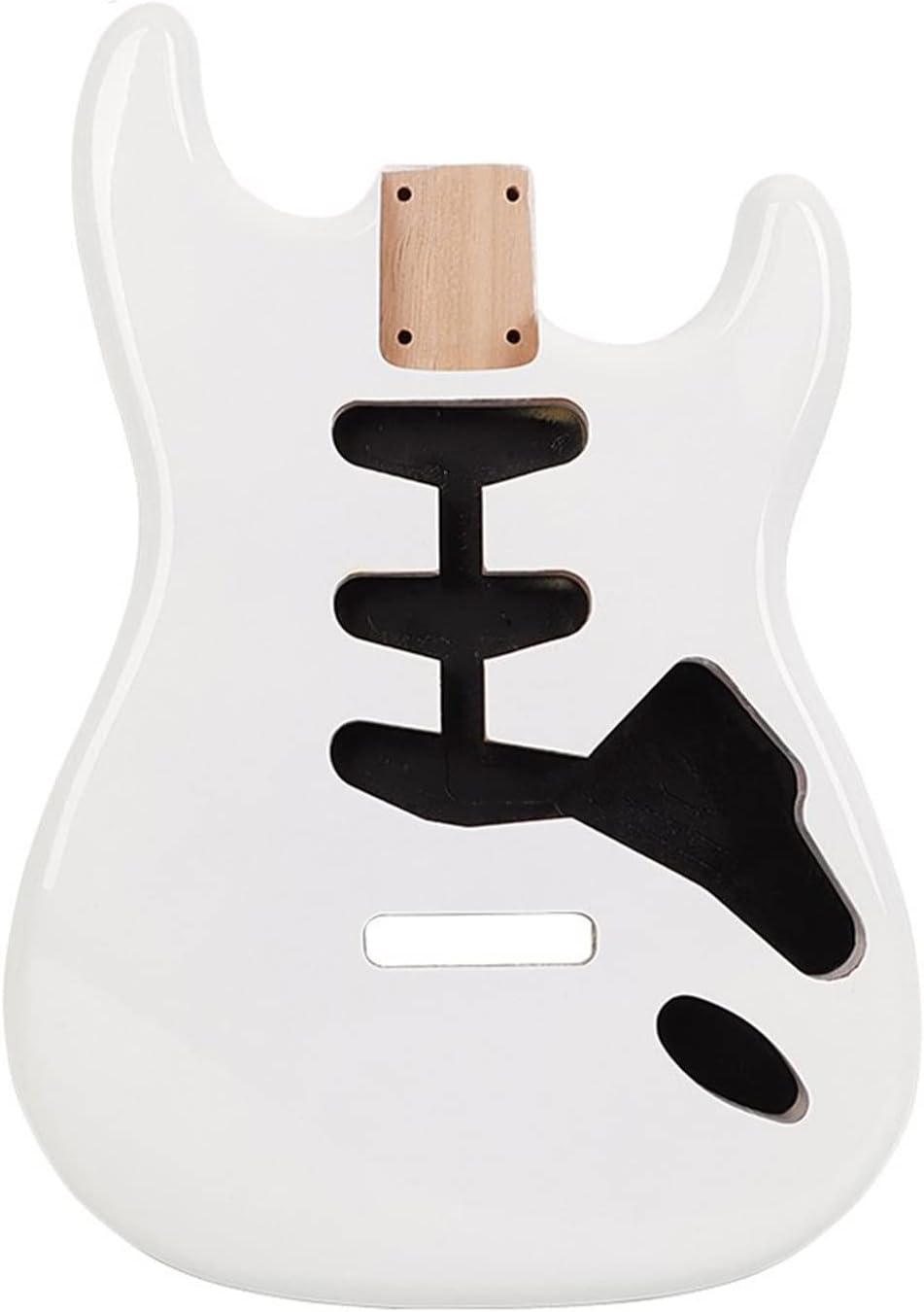TSTS Alder Wood Guitar Body White Color for ST DIY SSS Electric Guitar Building Guitar Parts Guitar DIY Accessory