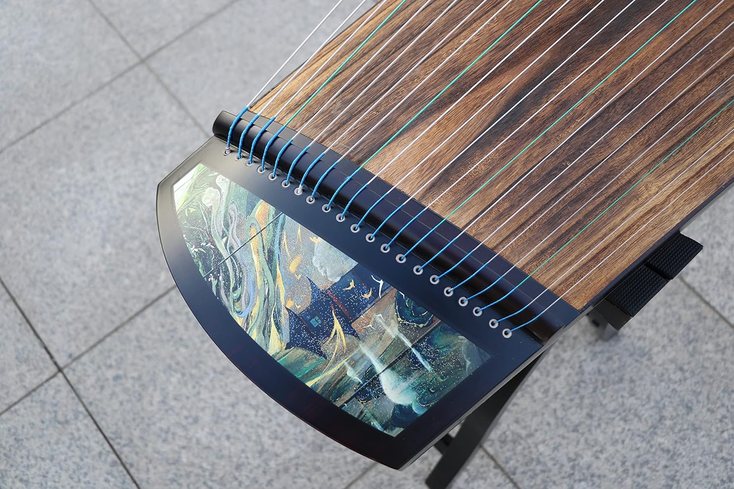 LANDTOM professional level 125cm/49.21'' travel guzheng for beginners/intermediates (B)
