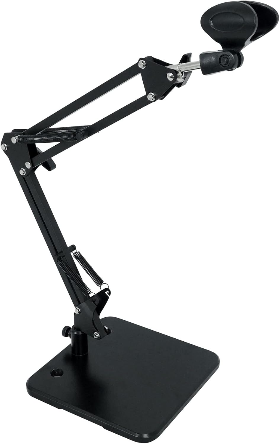 Rockville RCM01 Bundle: Pro Studio Recording Condenser Microphone with Metal Shock Mount, iSTAND 75 Desktop Boom Arm Mic Stand for iPhone, iPad, Webcam, 2-Items