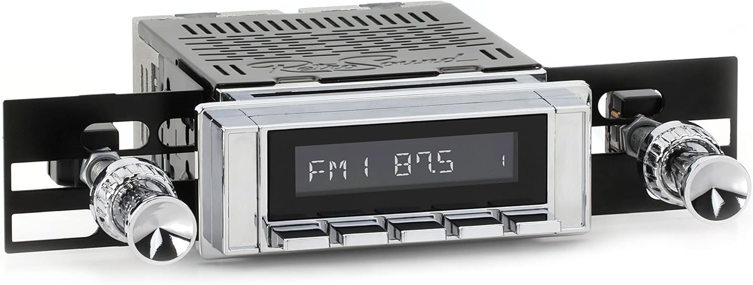 RetroRadio Compatible with 1963-64 Chevrolet Impala Features Include Bluetooth, USB, AM/FM HC-M2-111-09-74C