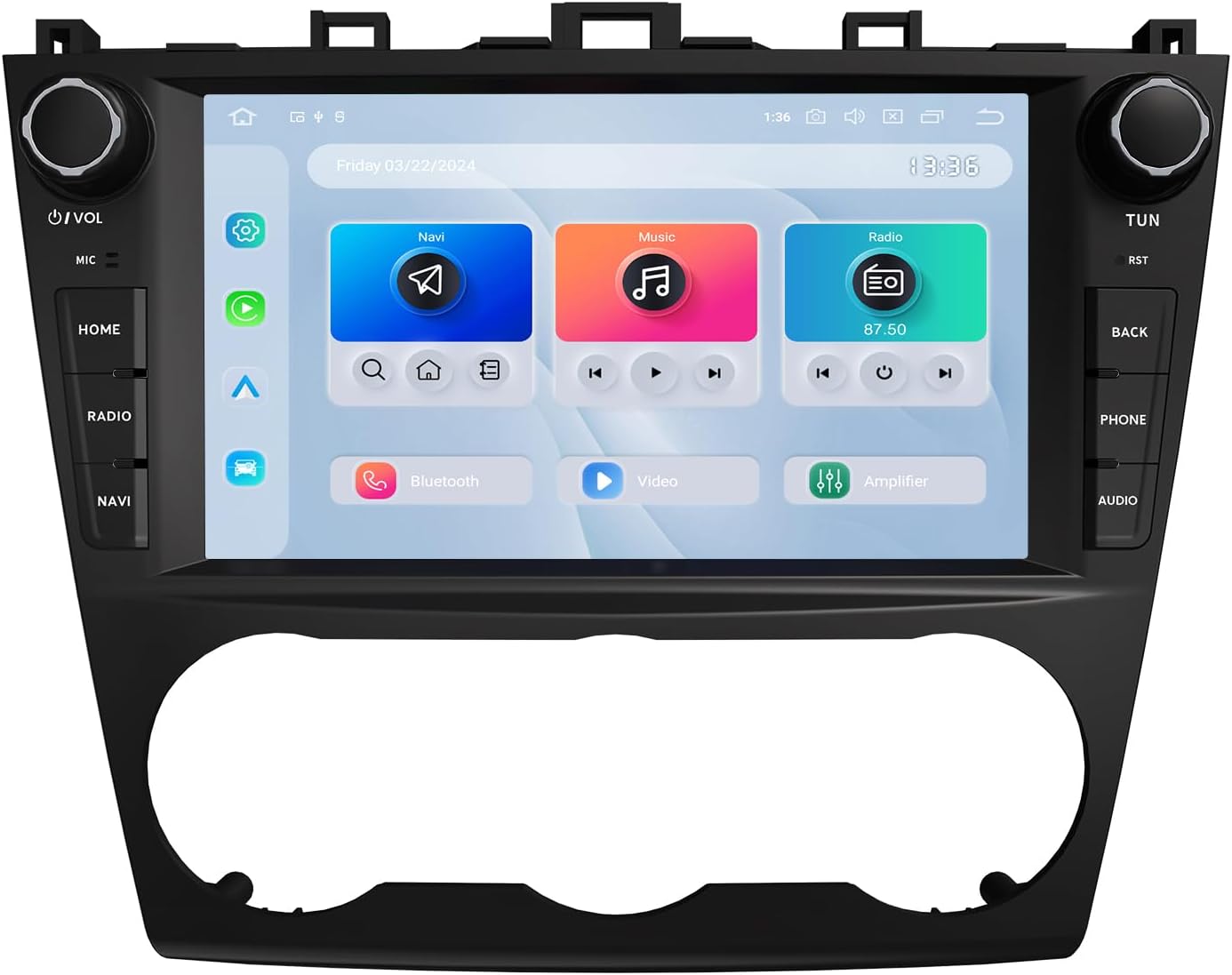 Dasaita 8GB+256GB Car Radio for Subaru Forester 2016-2018 with Wireless Carplay/Android Auto, 8-Core Android 13 GPS Navigation Head Unit, Plug & Play, 8