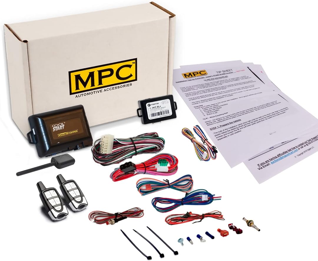 MPC 4-Button Keyless Entry/Remote Start Compatible with 2003-2007 Cadillac CTS - Long Range Remotes - Up to 1,000 ft