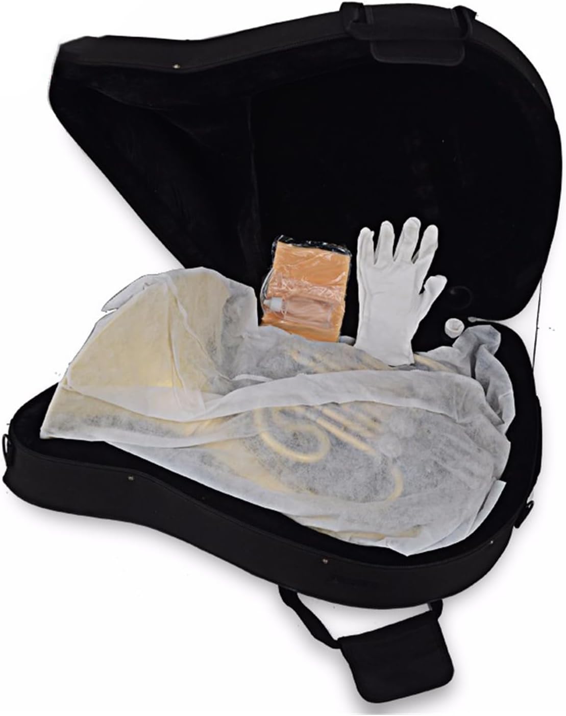 Lacquer gold B flat 4 key single row professional instrument French horn