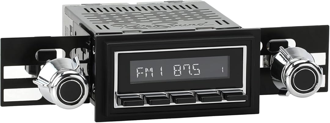 RetroRadio Compatible with 1968-79 Ford F-Series Truck with AM Factory Radio Features Include Bluetooth, AUX, AM/FM LACB-M1-226-55P-75PF7