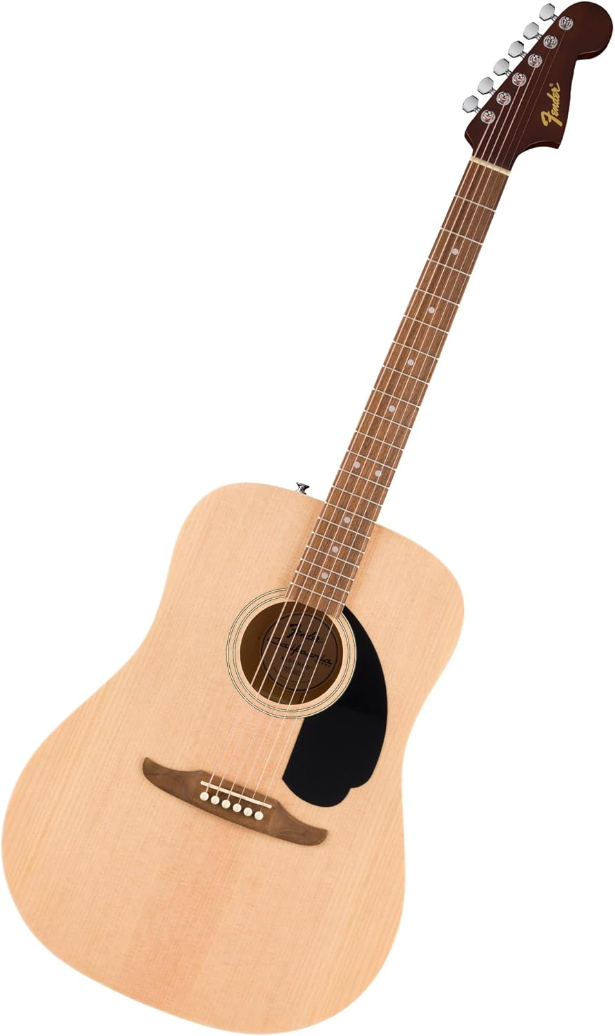 Fender California Debut Redondo Series Acoustic Guitar, Beginner Guitar, 2-Year Warranty, Natural