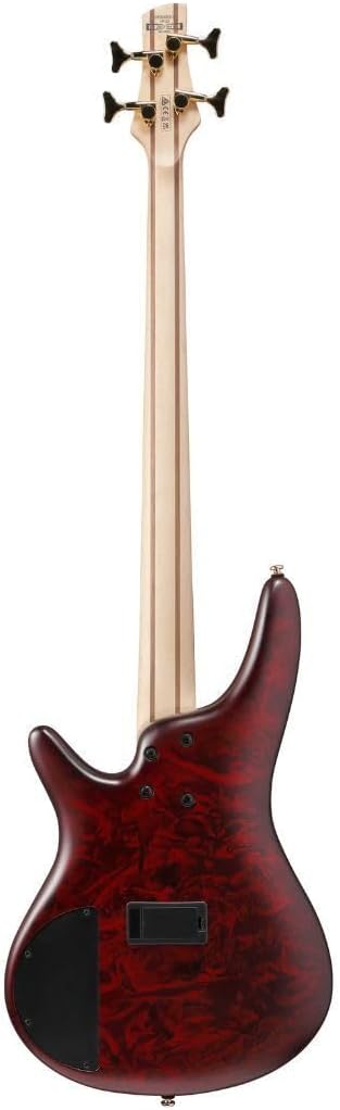 Ibanez SR300EDX Standard 4-String Right-Handed Electric Bass Guitar with Jatoba Fretboard, Nyatoh Body, and PowerSpan Dual Coil Pickups (Wine Red Frozen Matte)