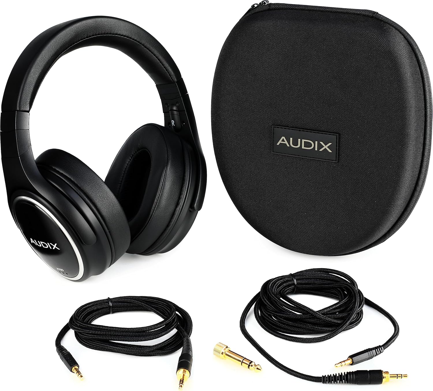 AUDIX A150 Studio Reference Closed-Back Headphones for Mixing and Mastering - Black