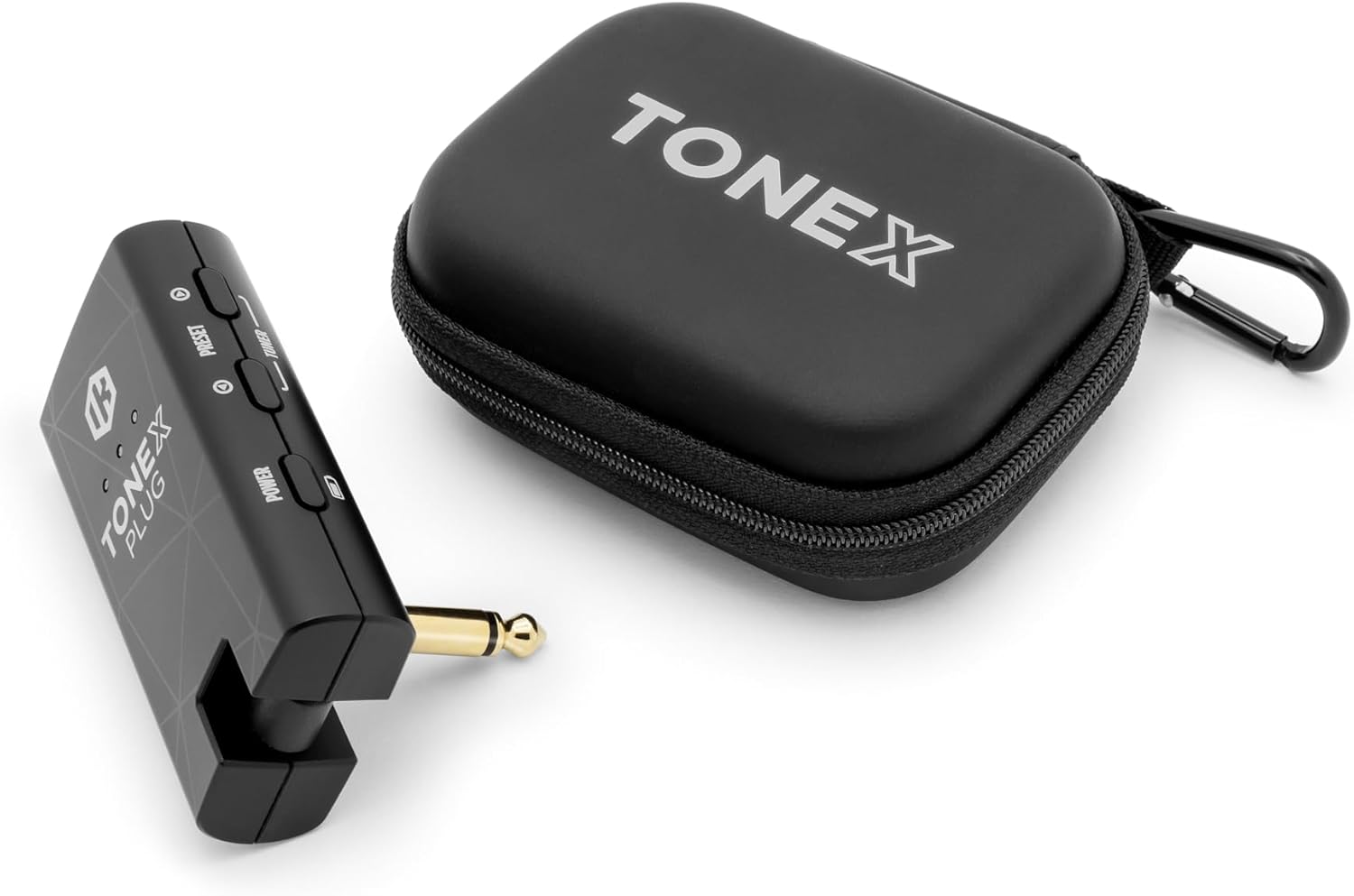 IK Multimedia TONEX Plug with Pouch: Portable AI-Powered Guitar & Bass Headphone Amplifier | 40,000+ AI Tone Models, USB-C Audio Interface, Bluetooth & FX for Secure Travel