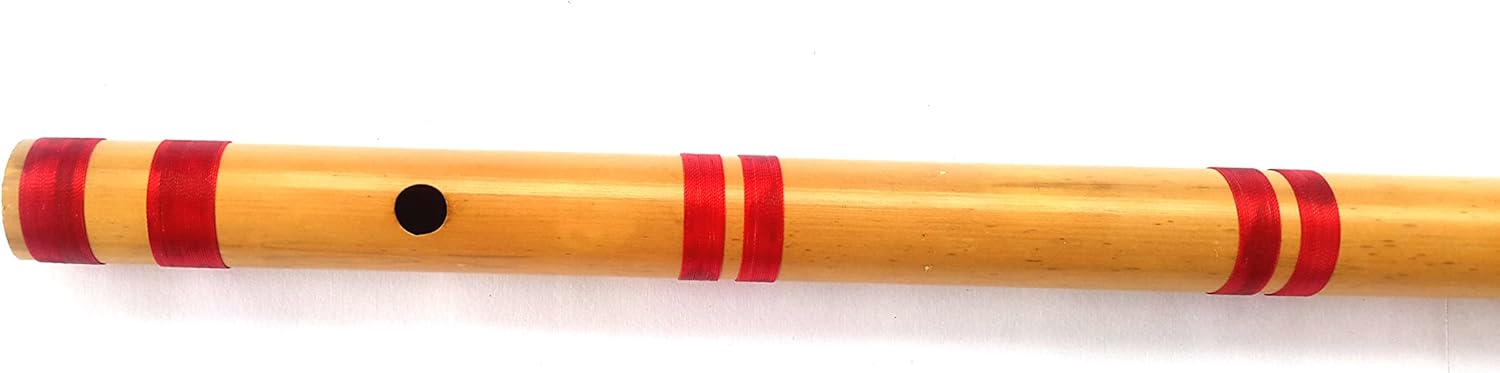 2 Bamboo Flutes C & E Bass Bansuri, Combined purchase discount With cover & case