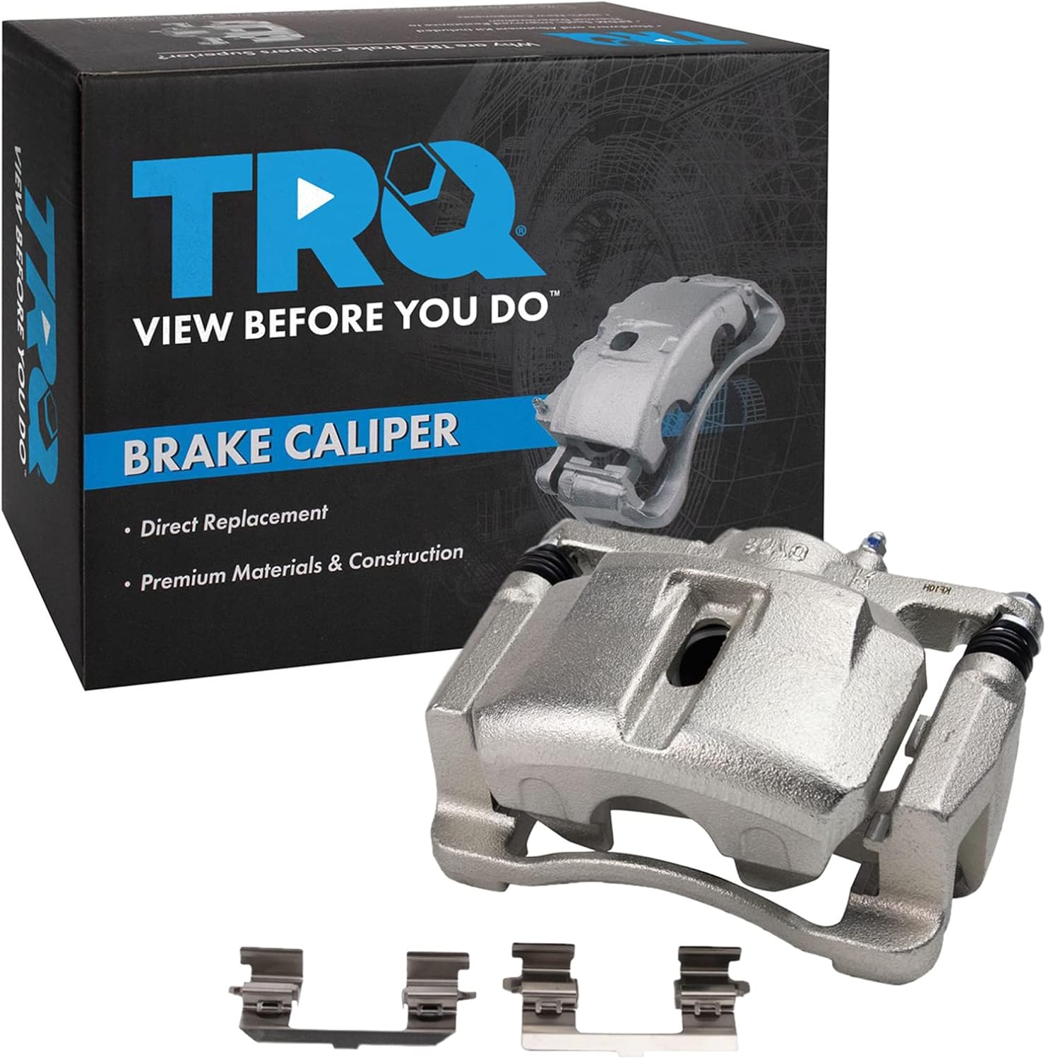 TRQ Front Right Brake Caliper w/Bracket Passenger Side Compatible with 2013-2022 Mazda CX-5