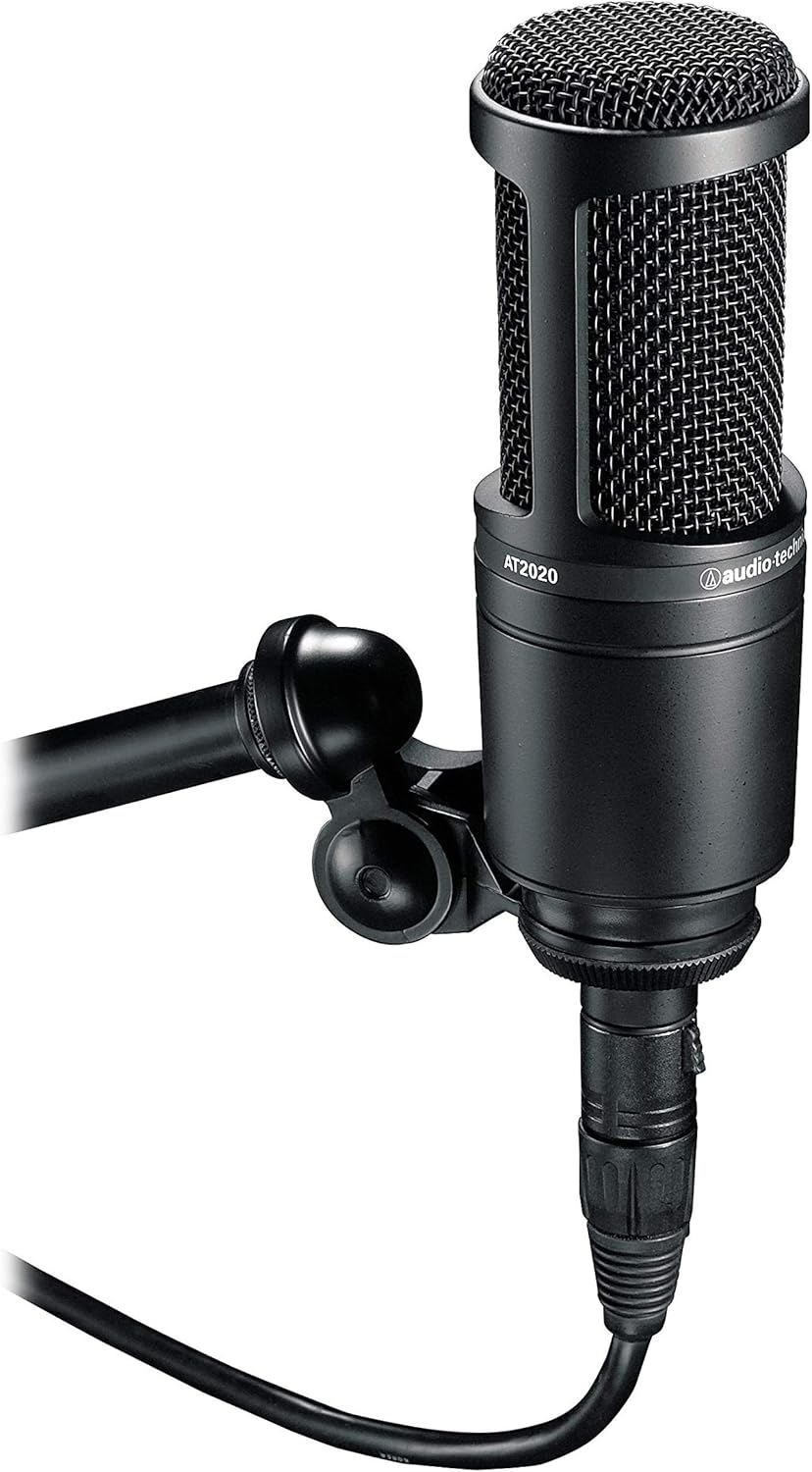 Roland VT-4 Vocal Transformer + Audio-Technica AT2020 Cardioid Condenser Studio XLR Microphone