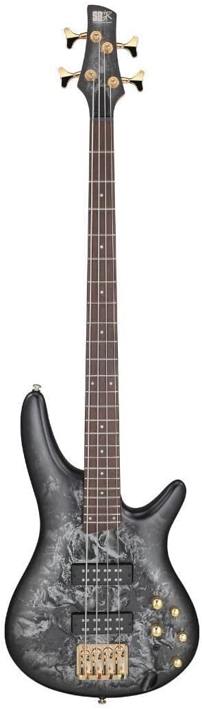 Ibanez SR Standard 4-string Electric Bass - Black Ice Frozen Matte