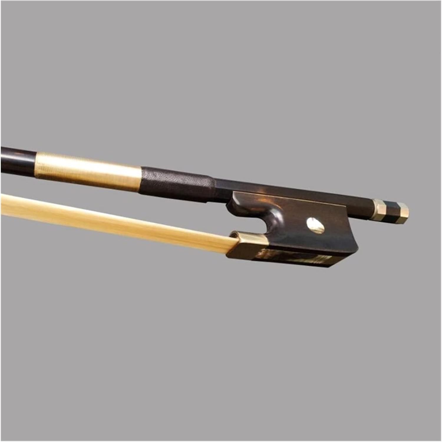 TSTS 4/4 3/4 French Black Carbon Fiber Double Bass Bow Stunning Carbon Fiber Double Bass Bow Professional Violin Bow (Color : 3/4)