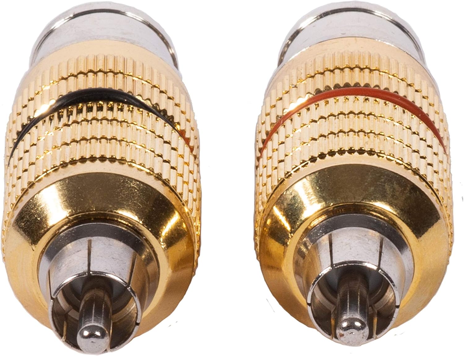 Clear Female XLR to Male RCA Adapters (CGA FXLR-MRCA) - 2 Pieces (1 Pair)