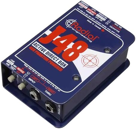 Radial J48 MK2 48V Phantom Power Active Direct Box