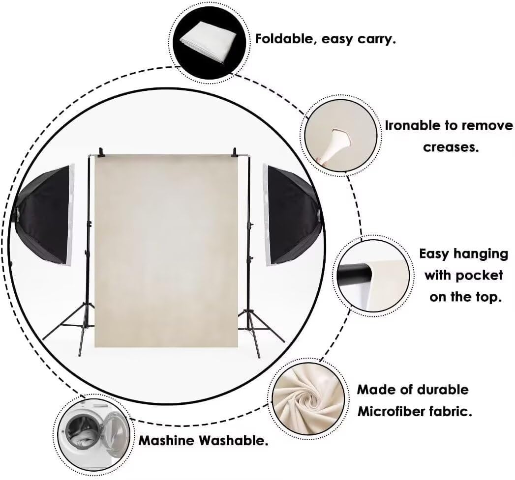 Kate American Flag Stars Photo Backdrop Old RV Background Patriotic Vintage Caravan Photo Background Studio Props,10x10ft