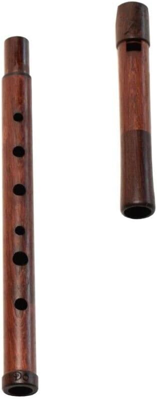Wooden Whistle iVolga PCC-03 key of C Ivolga Great Sound Hand Carved Flute Folk Wind Music Instrument Woodwind Handmade Brown Rosewood