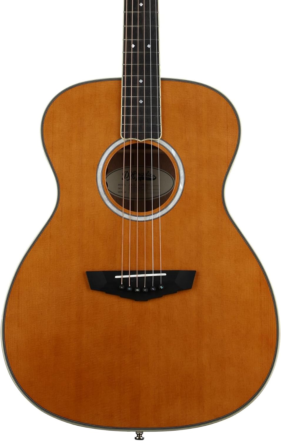 D'Angelico Excel Tammany OM Acoustic-electric Guitar - Vintage Natural