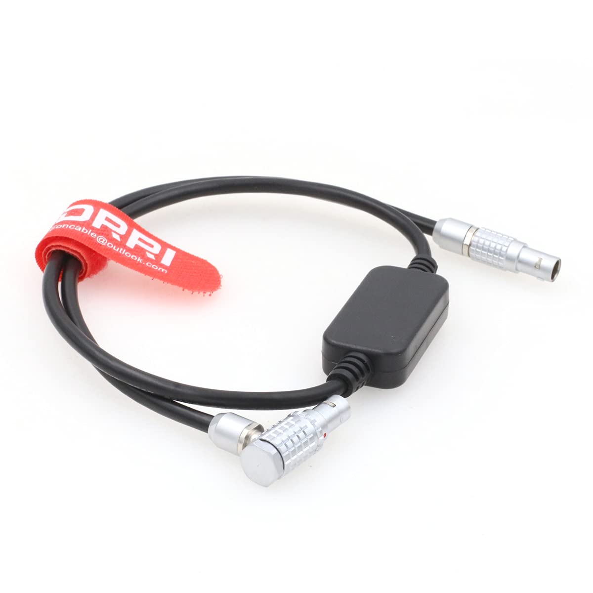 DRRI SmallHD Focus PRO to RED Komodo Control Cable 5 Pin Male to Right Angle 9 Pin