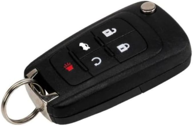 KarParts360 For Chevy Equinox 2010-2017 Folding Key | Black | Replacement For 23335584