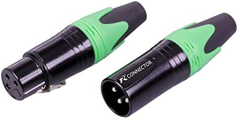 Davitu Electrical Equipments Supplies - 100pcs/50sets 50PCS 3 Pin XLR Female Jack + 50pcs Male Plug Professional 3 Pole XLR Socket Plug Microphone Connector s - (Color: Blue)