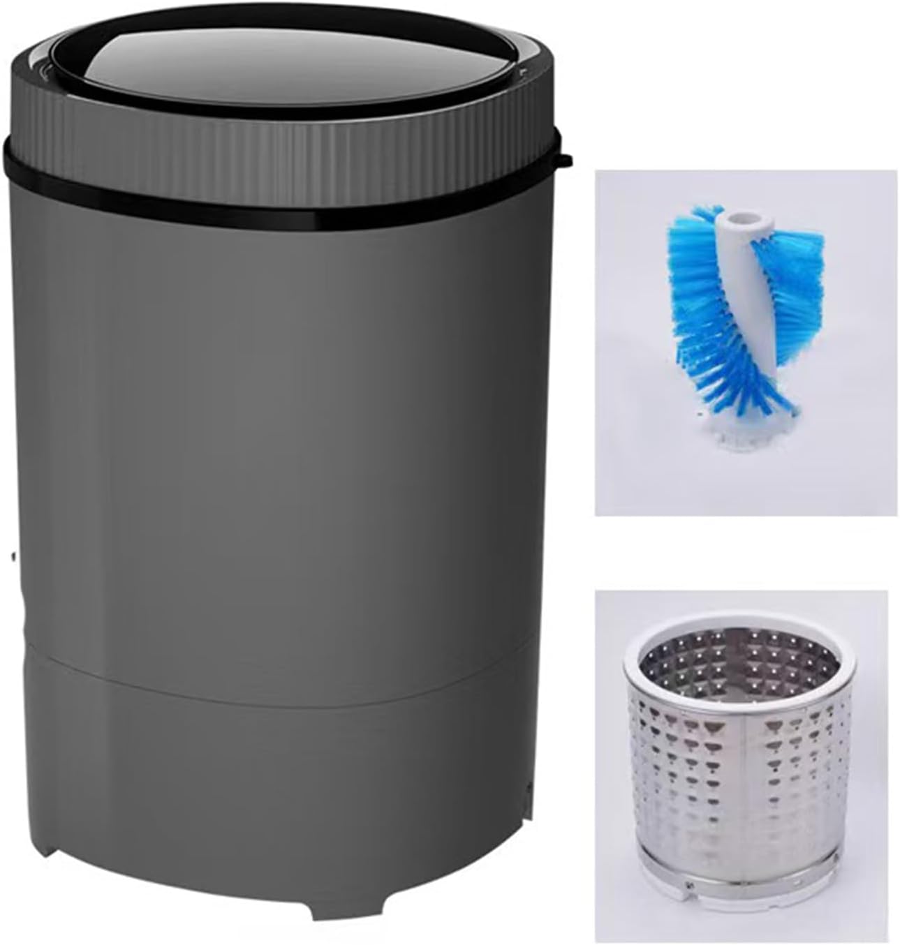 Large capacity large round drum shoe washing machine, large single drum portable single drum mini semi-automatic