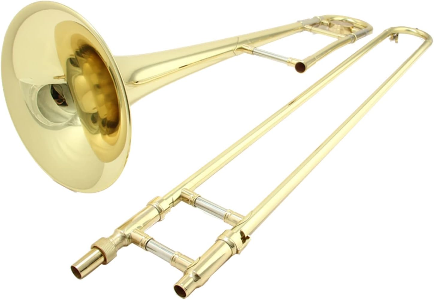 FLFL Student Trombone Professional B-Flat Alto Trombone Suitable for Adult Brass Bands