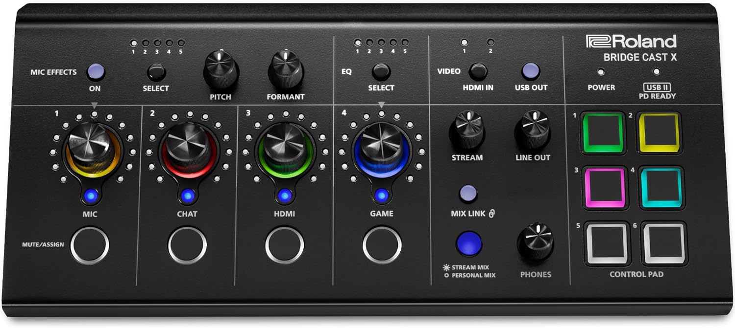 Roland Bridge Cast X Dual-bus Pro Streaming Mixer
